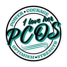 Load image into Gallery viewer, Du.U PCOS Awareness_ I Love Her .... Stickers