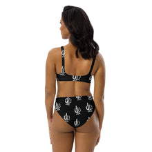Load image into Gallery viewer, Du.U Black High-Waisted Bikini Set