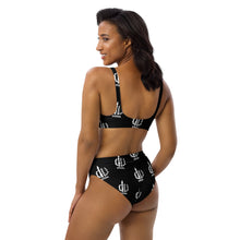 Load image into Gallery viewer, Du.U Black High-Waisted Bikini Set
