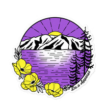 Load image into Gallery viewer, Du.U Nonbinary Mountains Sticker