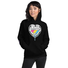 Load image into Gallery viewer, Du.U Pansexual Heart Hands Unisex Pullover Hoodie