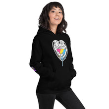 Load image into Gallery viewer, Du.U Pansexual Heart Hands Unisex Pullover Hoodie