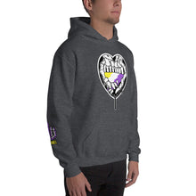 Load image into Gallery viewer, Du.U Nonbinary Heart Hands Unisex Pullover Hoodie