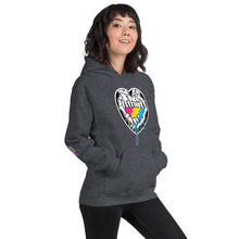 Load image into Gallery viewer, Du.U Pansexual Heart Hands Unisex Pullover Hoodie
