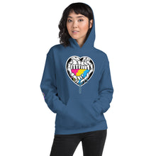 Load image into Gallery viewer, Du.U Pansexual Heart Hands Unisex Pullover Hoodie