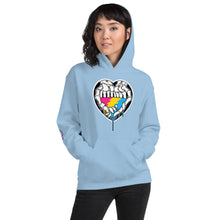 Load image into Gallery viewer, Du.U Pansexual Heart Hands Unisex Pullover Hoodie