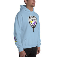 Load image into Gallery viewer, Du.U Nonbinary Heart Hands Unisex Pullover Hoodie