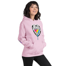 Load image into Gallery viewer, Du.U Pansexual Heart Hands Unisex Pullover Hoodie
