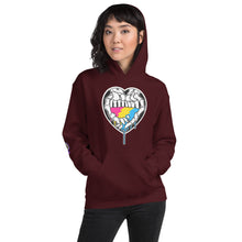 Load image into Gallery viewer, Du.U Pansexual Heart Hands Unisex Pullover Hoodie