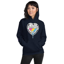Load image into Gallery viewer, Du.U Pansexual Heart Hands Unisex Pullover Hoodie