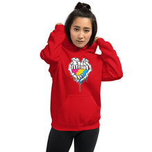 Load image into Gallery viewer, Du.U Pansexual Hands Unisex Pullover Hoodie
