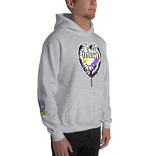 Load image into Gallery viewer, Du.U Nonbinary Heart Hands Unisex Pullover Hoodie
