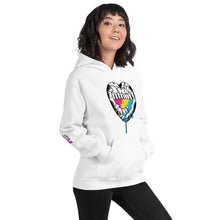 Load image into Gallery viewer, Du.U Pansexual Heart Hands Unisex Pullover Hoodie