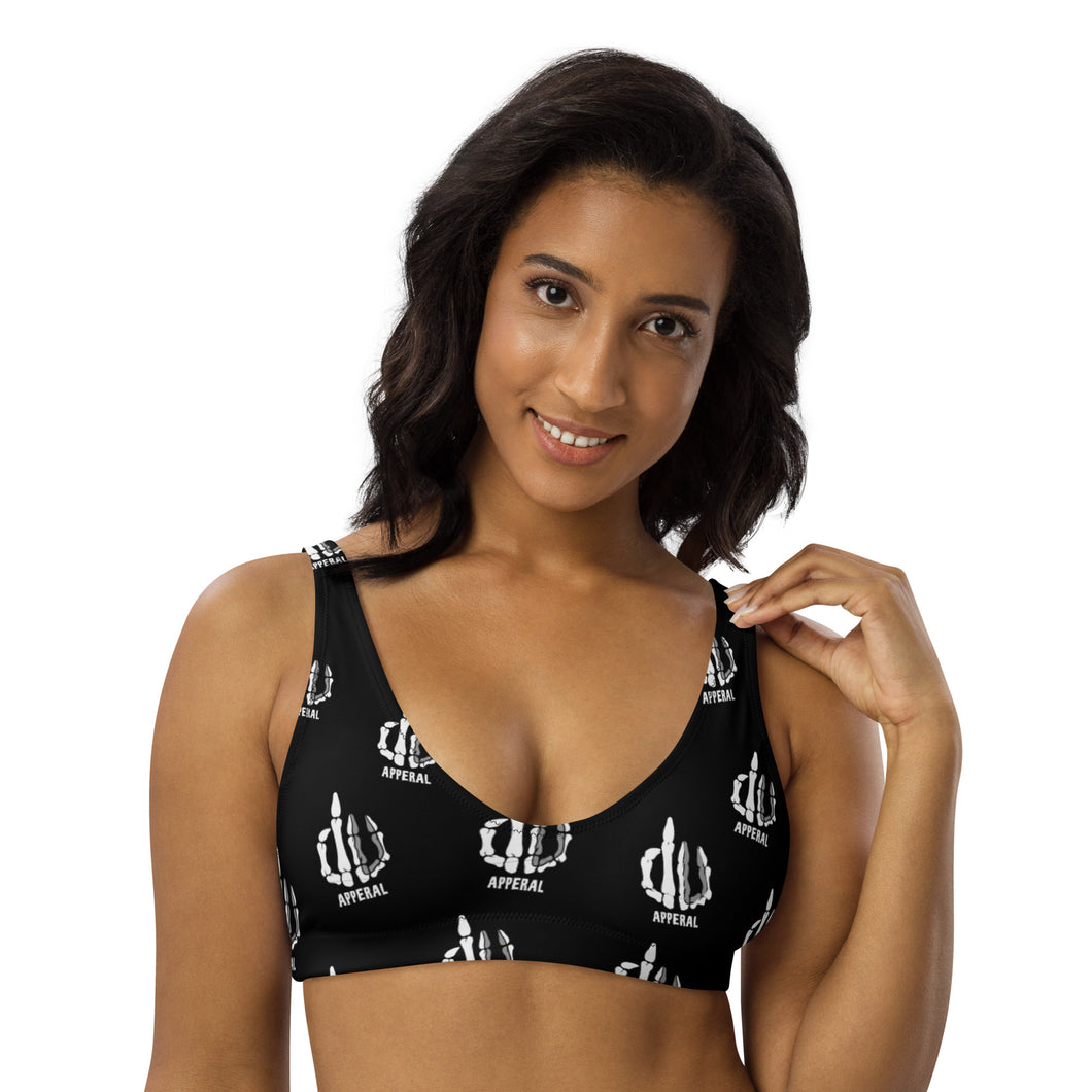 Du.U Black Padded Bikini Top