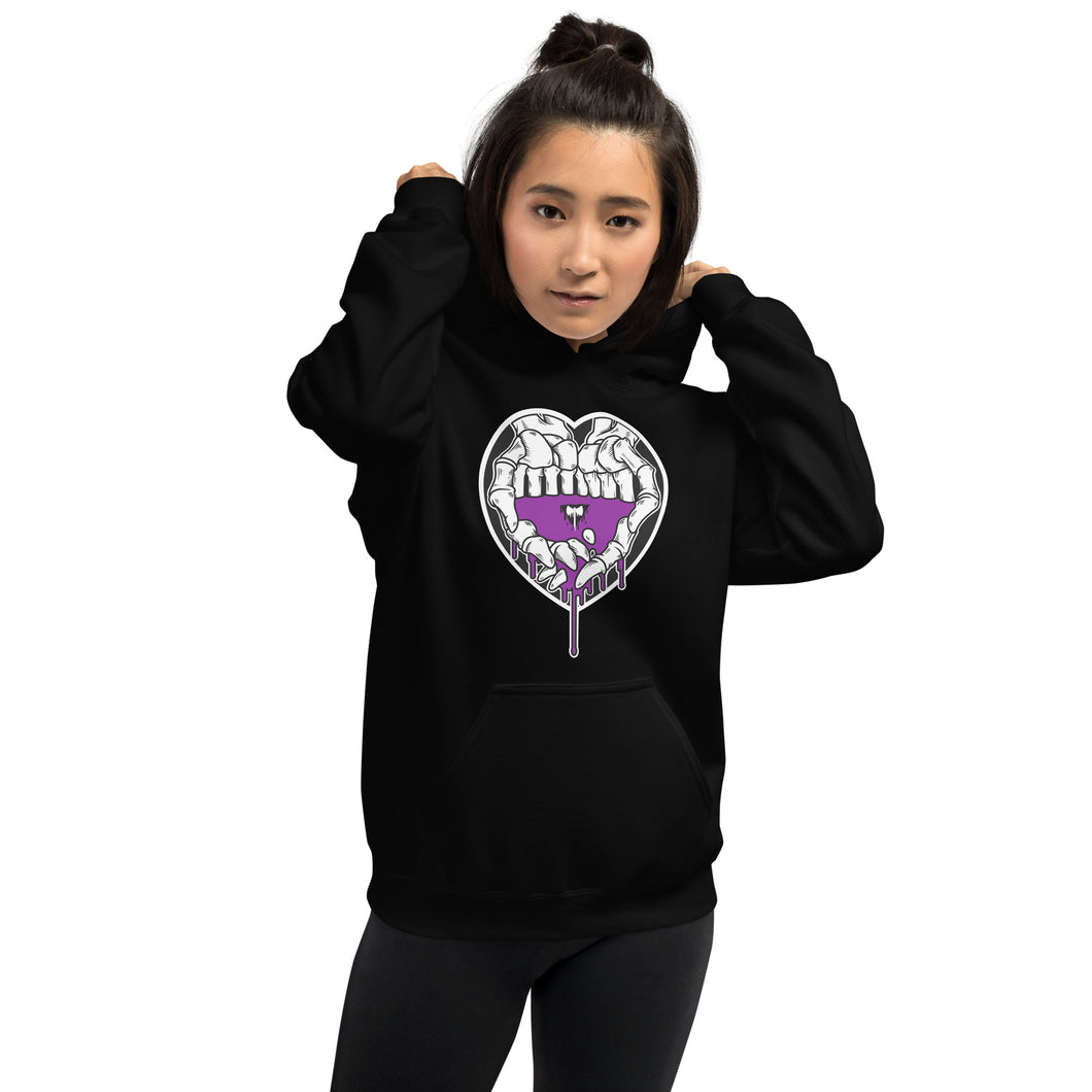 Du.U Labrys Lesbian Heart Hands Unisex Pullover Hoodie