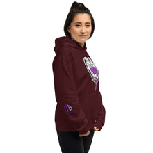 Load image into Gallery viewer, Du.U Labrys Lesbian Heart Hands Unisex Pullover Hoodie
